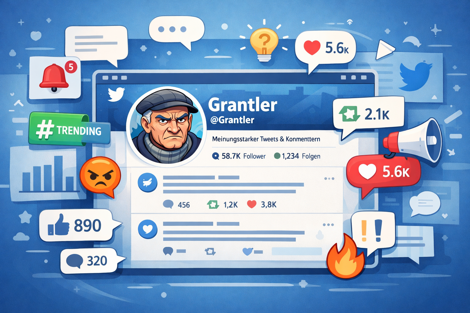 Grantler Twitter: Warum der digitale Grant zum Internet-Phänomen wurde